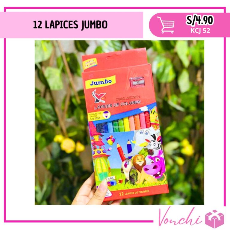 12 LAPICES JUMBO Vonchi Import